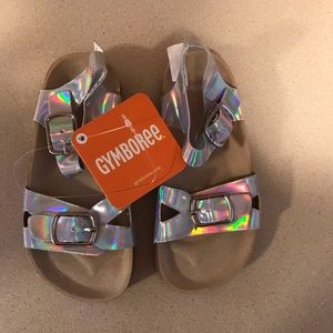 Gymboree metallic sandals